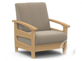 Кресло для отдыха Омега (бук лак/CATANIA LATTE) в Железнодорожном - zheleznodorozhnyj.mebel54.com | фото