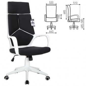Кресло офисное BRABIX Prime EX-515 (черная ткань) в Железнодорожном - zheleznodorozhnyj.mebel54.com | фото